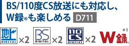 BS/110xCSɂΉAW^(R)y߂ yD711z