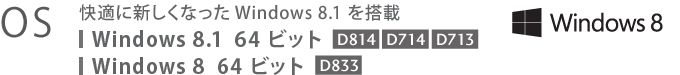yOSzKɐVȂWindows 8.1 𓋍ځ@Windows 8.1 64rbg[D814][D714][D713]@Windows 8 64rbg[D833]
