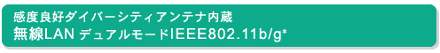 xǍD_Co[VeBAei LANfA[hIEEE802.11b/g*