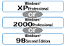 Windows(R)XP Professional or Windows(R)2000 Professional or Windows(R)98 Second Edition