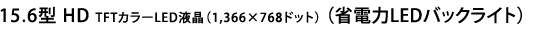 15.6^ HD TFTJ[LEDti1,366~768hbgj iȓdLEDobNCgj