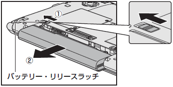 バッテリーパックを交換する方法＜dynabook R732/**H、W**Hシリーズ＞｜サポート｜dynabook(ダイナブック公式)