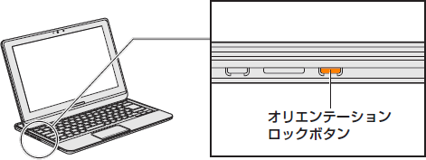 画面の自動回転のオン オフを切り替える方法 Dynbaook R2シリーズ サポート Dynabook ダイナブック公式