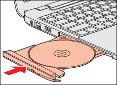CD/DVD/ブルーレイディスクのセットと取り出しについて＜Windows 8.1 ...