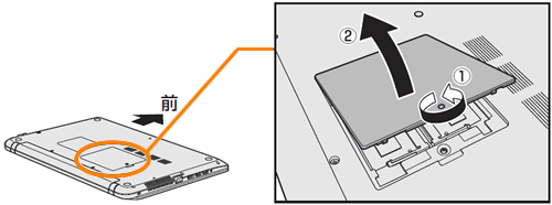 メモリを増設/交換する方法<dynabook T65/Nシリーズ メモリを増設/交換する方法<dynabook T65/Nシリーズ