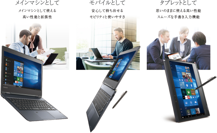 一台で、かなえてみせる。 dynabook VC72