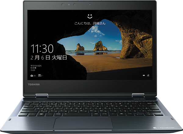 タッチパネル　薄型軽量2in1 東芝Dynabook V72/FLB