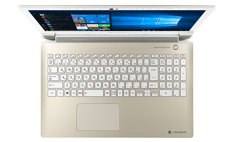 Dynabook AZ66シリーズのキーボード