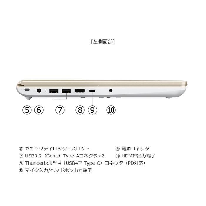AZ/MY Webモデル アッシュゴールド | W6AZMY7CDG | 【公式PC通販