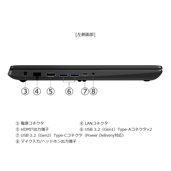AZ/SA Webモデル ブラック | W6AZSA5EAB | 【公式PC通販】Dynabook Direct