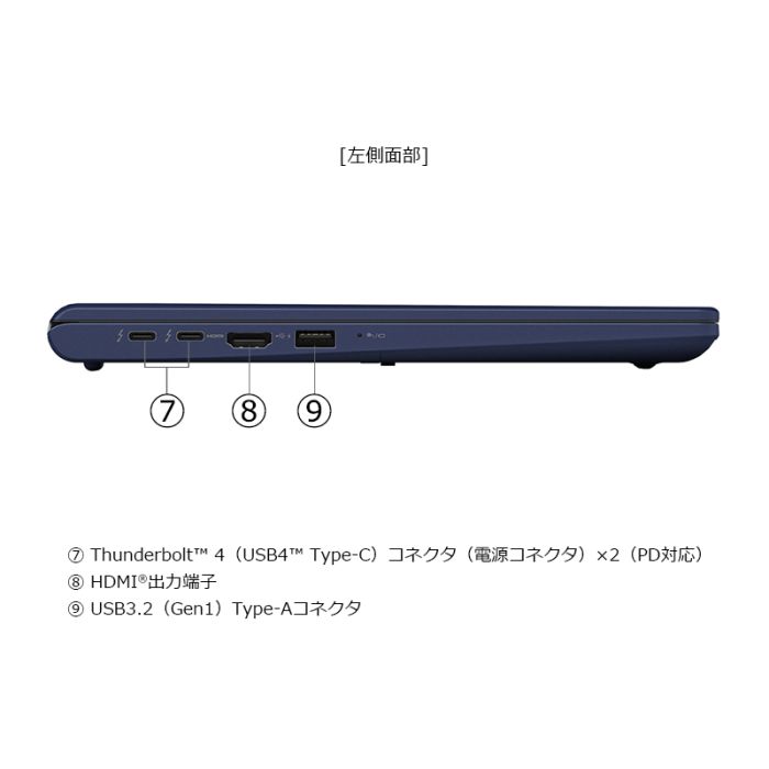 XZ/HY Webモデル ダークテックブルー | W6XZHY7PCL | 【公式PC