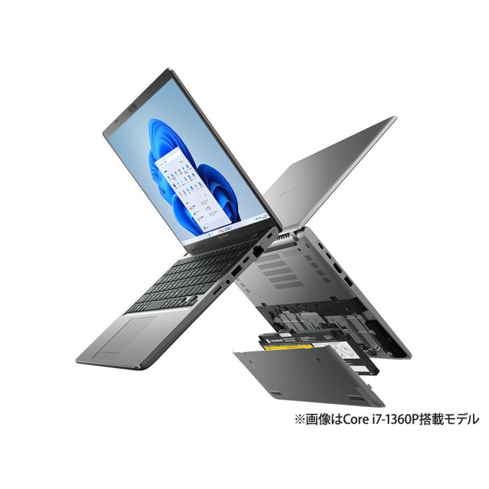 XZ/HY Webモデル ダークテックシルバー/Windows 11 Home 64ビット/13.3型WUXGA/W6XZHY5CAS/インテル  Core i5-1334U プロセッサー/16GBメモリ/512GB SSD/Officeなし/キーストローク2.0mmキーボード