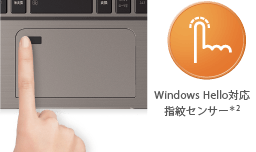 Windows Hello 対応指紋センサー