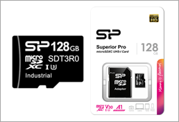  SDカード変換アダプター付きmicroSDカード（128GB）
