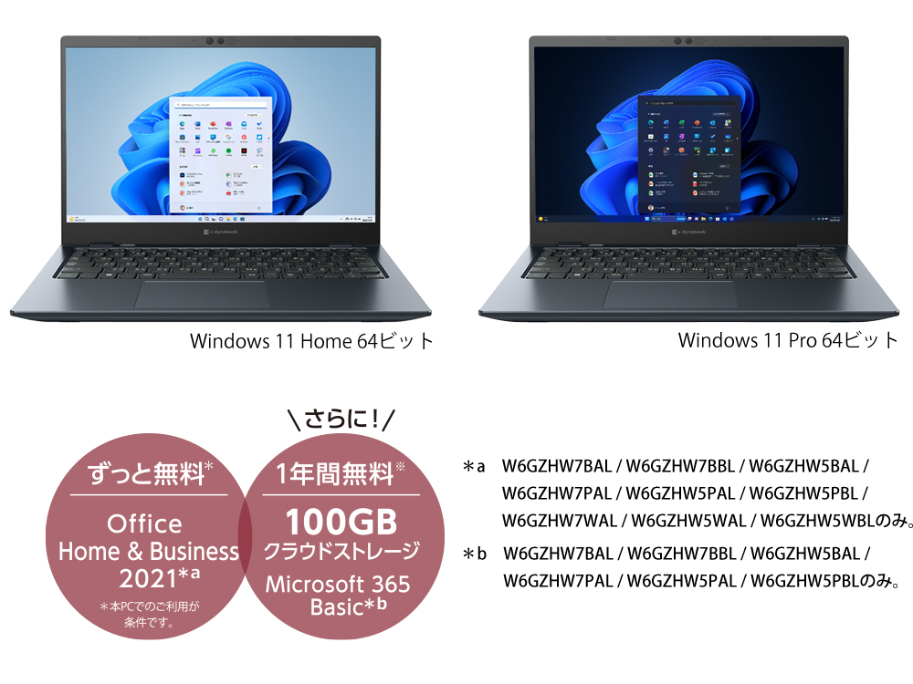 GZ/HW おすすめポイント | 【公式PC通販】Dynabook Direct