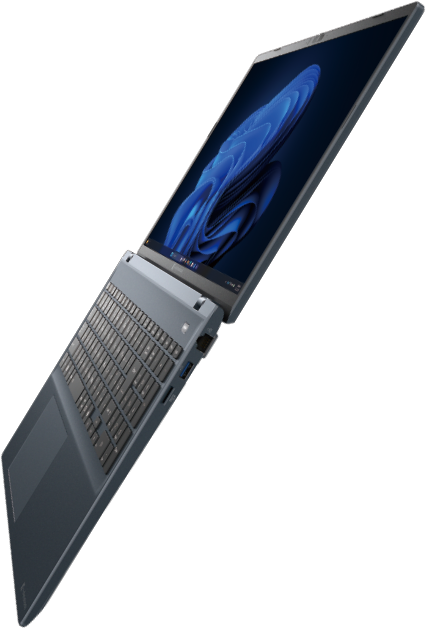 180度開く液晶ディスプレイイメージ