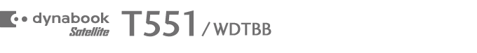 dynabook Satellite T551/WDTBB