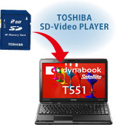 TOSHIBA SD-Video PLAYERイメージ