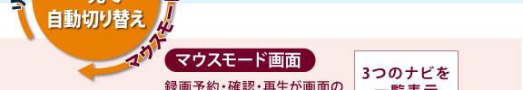 リモコンモード画面
