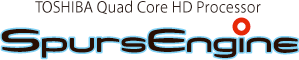 TOSHIBA Quad Core HD Processor SpursEngine