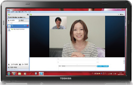 Webカメラ＋Skype(TM)イメージ