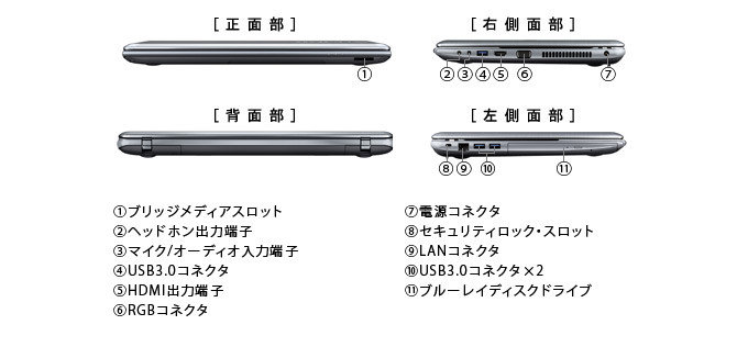 dynabook Satellite T642/WT（Core i5、i7） 2013春モデル Web