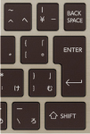 抗菌タイルキーボードイメージ