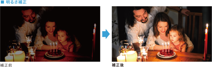 ■明るさ補正
