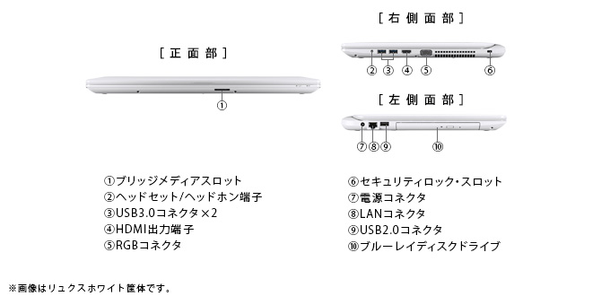 dynabook AB75（Core i7） 2014秋冬モデル Webオリジナル ハードウェア仕様 ｜PC(パソコン)通販・購入なら東芝ダイレクト