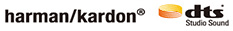 harman/kardon®ロゴ　DTS Studio Soundロゴ