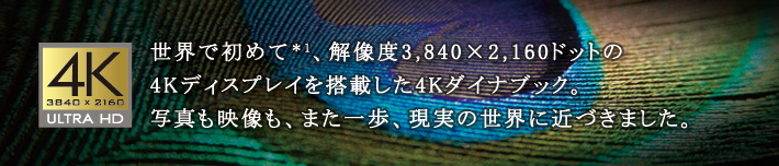 4K対応の編集アプリ、4Kならではの快適アプリで、楽しみが広がる