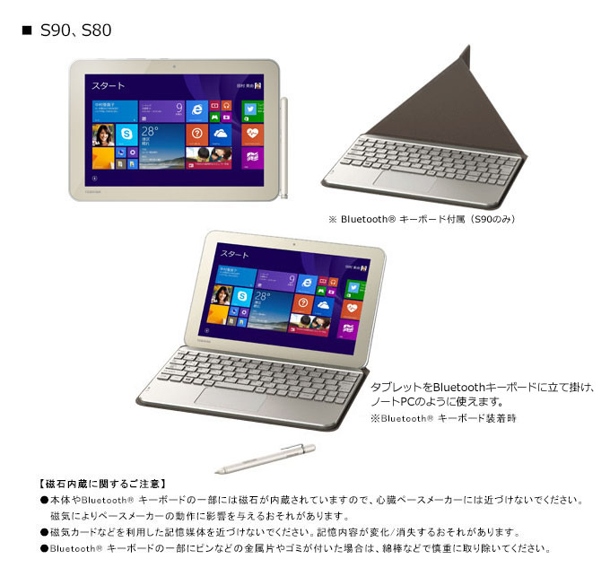 dynabook　tab s90PC/タブレット