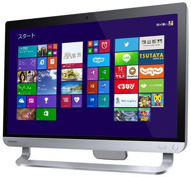 東芝 一体型PC REGZA  i5/SSD/8GB/フルHD/Office