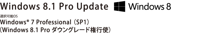 Windows 8.1 Pro Update^I\OS@Windows(R) 7 ProfessionaliSP1jiWindows 8.1 Pro _EO[hsgj