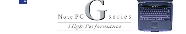 DynaBookGシリーズのイメージ：NotePC G series High Performance
