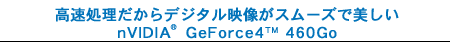 fW^fX[YŔnVIDIA(R) GeForce4(TM) 460 Go