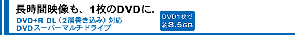 ԉfA1DVDɁB DVD+R DLi2w݁jΉ@DVDX[p[}`hCu [DVD1Ŗ8.5GB]