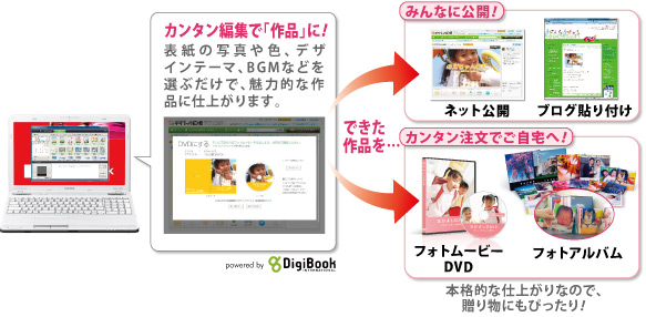 DigiBook(R) Browser（デジブック　ブラウザ） for TOSHIBA　イメージ