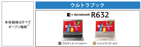 dynabook ノートPC r632f 超軽量1.12kg - ノートPC