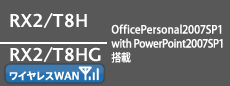 RX2/T8H RX2/T8HG OfficePersonal2007SP1 with PowerPoint2007SP1