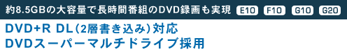 8.5GB̑eʂŒԔԑgDVD^ @DVD+R DLi2w݁jΉ@DVDX[p[}`hCu̗p