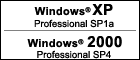 Windows(R) XP Professional SP1܂Windows(R) 2000 Professional SP4