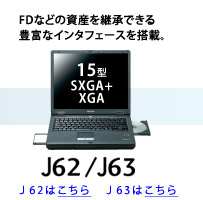 [J62/63] FDなどの資産を継承できる豊富なインタフェースを搭載。
