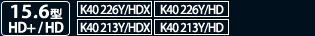 [15.6^HD+/HD]@K40^