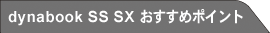dynabook SS SX ߃|Cg