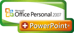 Office Personal 2007 + PowerPoint 2007マーク