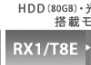 [RX1/T8E]HDD（80GB）・光学ドライブ搭載モデル
