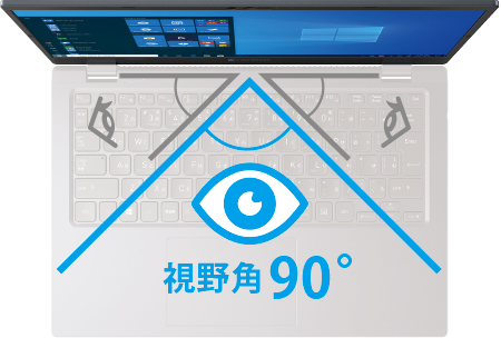 プライバシーフィルター機能付きFHD液晶