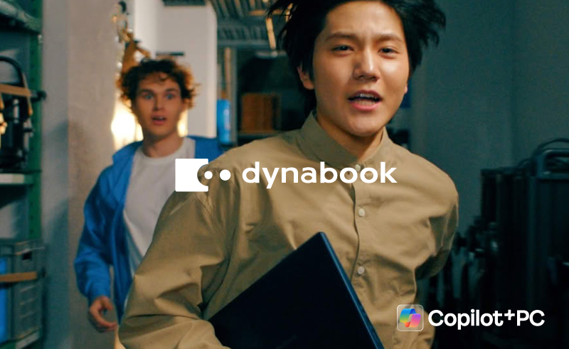 ビデオ【一瞬の可能性を、実現へ。】dynabook Copilot+ PC