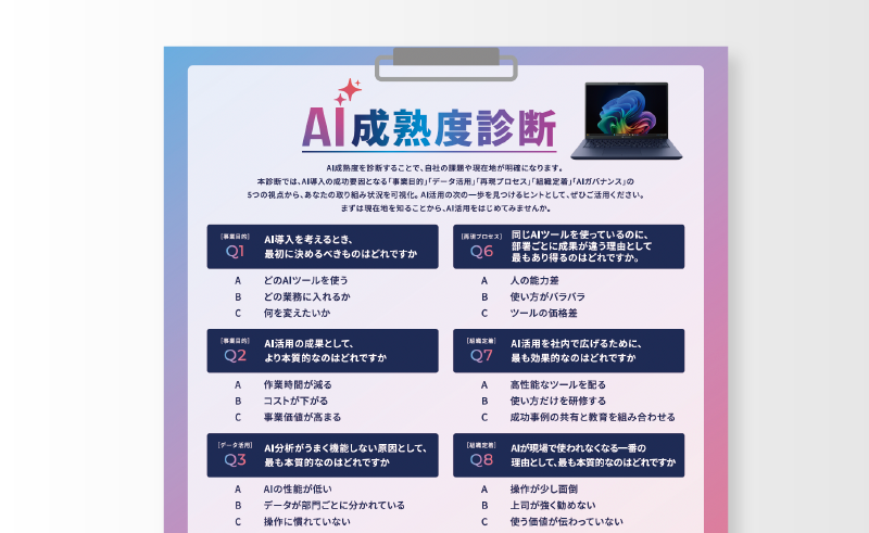 AI成熟度診断